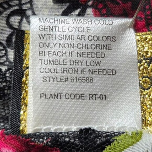 Vintage Seductivewear by Cinema Etoile Floral Lace Robe S - Picture 14 of 14